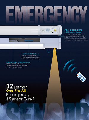 Inovatívne riešenie núdzového osvetlenia Fanxstar: inteligentné napájanie núdzového LED ovládača Bridgelux K24 2 v 1